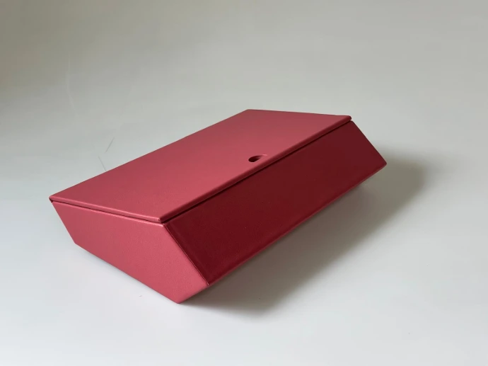Aubrume - coffret gainé en cuir